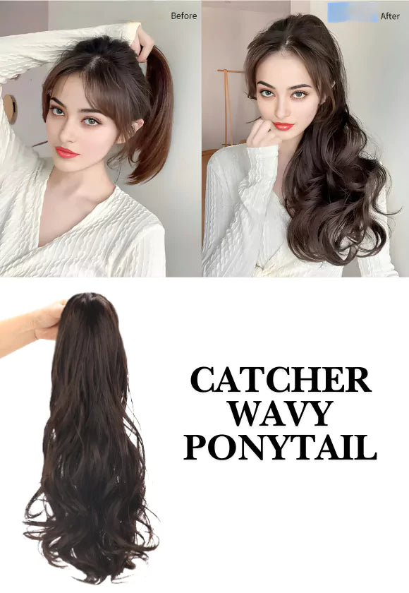 CATCHER WAVY PONYTAIL