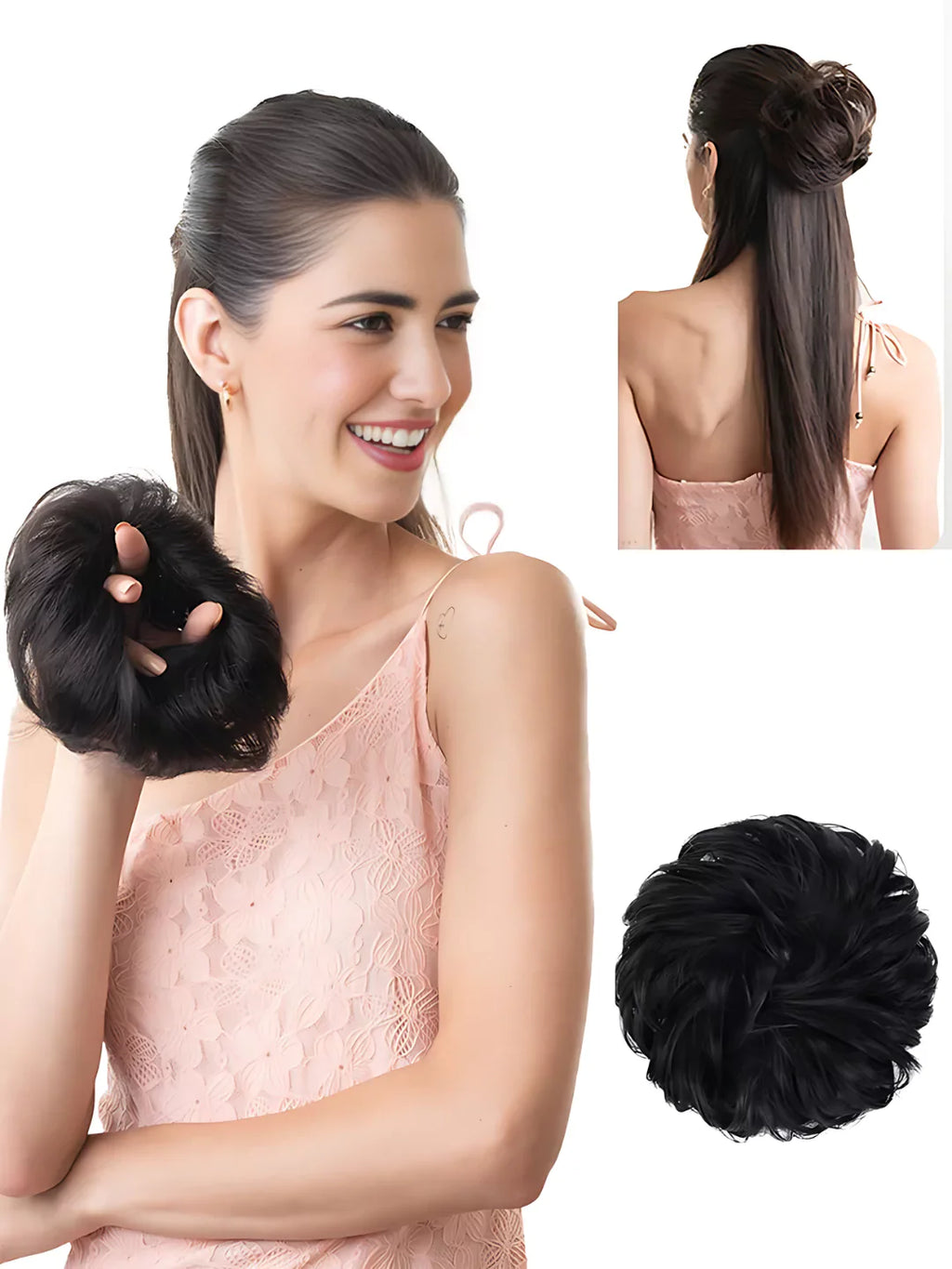 PREMIUM MESSY BUN HAIR SCRUNCHIES 2.0