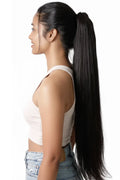 DARK BROWN STRAIGHT CATCHER PONYTAIL