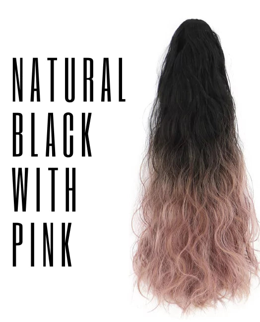 OMBRE WAVY CATCHER PONYTAIL