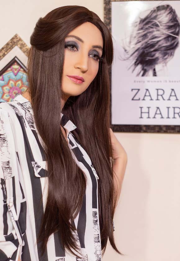 CHOCOLATE BROWN STRAIGHT HAIR  WIG