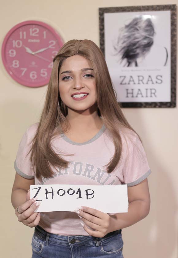 HONEY BROWN STRAIGHT WIG WITHOUT BANGS