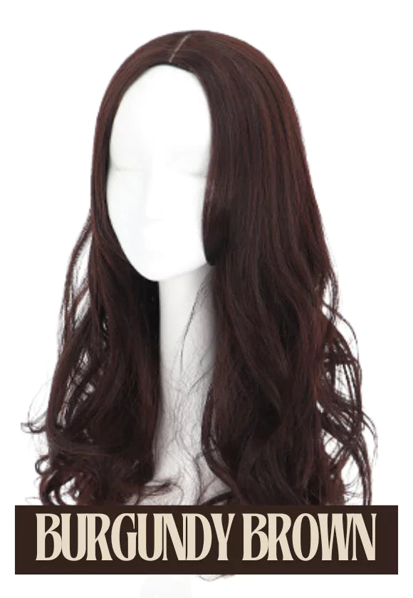 LONG WAVY WIGS WITHOUT BANGS